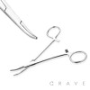 STAINLESS STEEL HEMOSTAT CURVED, STRAIGHT TIP FORCEPS TOOLS